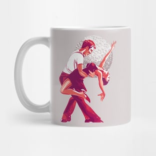 Strictly Salsa Couple Dancing With Glitter Ball Mug